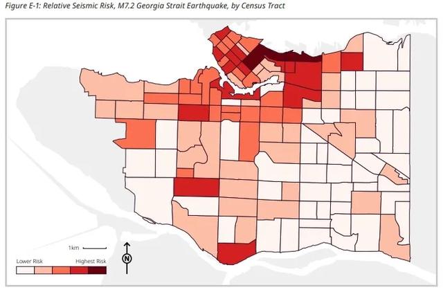 如果温哥华发生地震，哪些区域灾难严重？6个高风险区7个中风险区-8.jpg