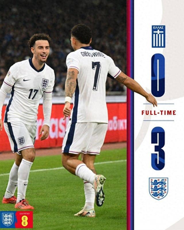 欧国联-英格兰3-0复仇希腊回榜首 意大利1-0比利时 携手法国进八强-1.jpg