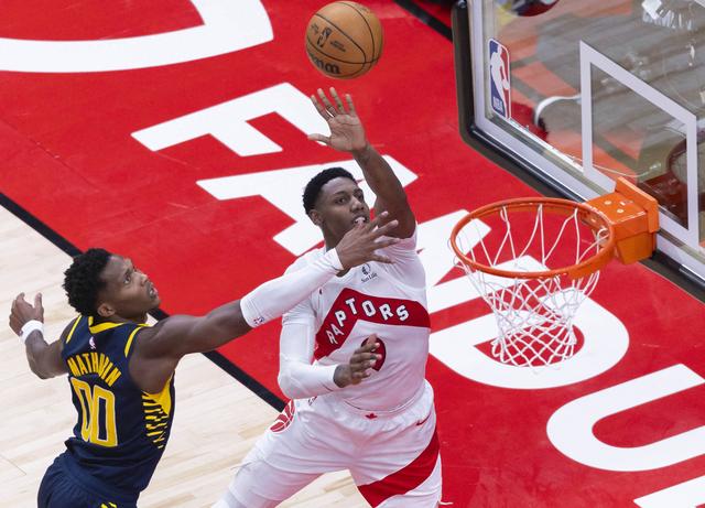 （体育）篮球——NBA常规赛：猛龙胜步行者-1.jpg