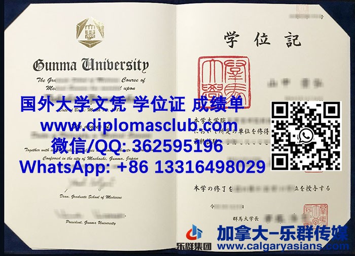 Gunma University diploma 