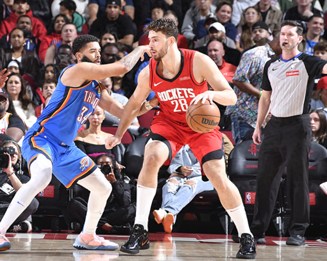 NBA常规赛：火箭拒雷霆逆转三连胜 狄龙SGA爆发冲突申京20+14+9-1.jpg
