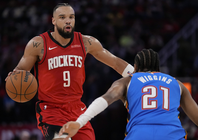 NBA常规赛：火箭拒雷霆逆转三连胜 狄龙SGA爆发冲突申京20+14+9-11.jpg