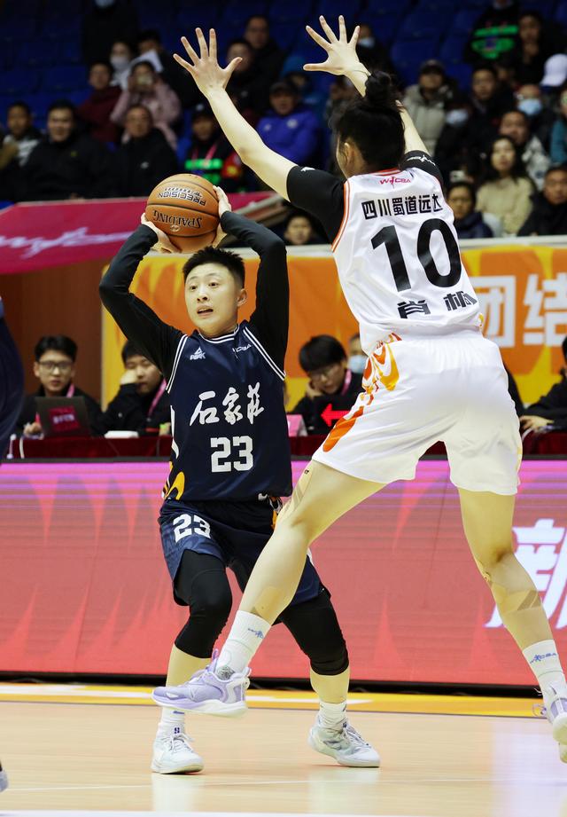 #（体育）篮球——WCBA常规赛：石家庄英励不敌四川蜀道远达-9.jpg