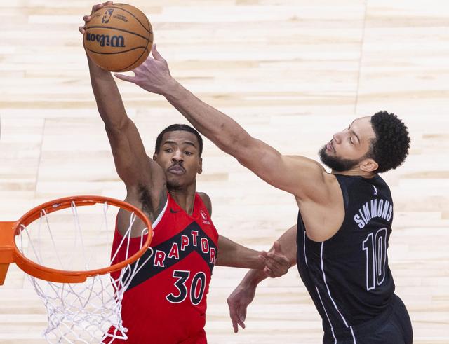 （体育）篮球——NBA常规赛：猛龙胜篮网-6.jpg