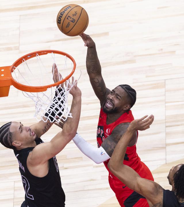 （体育）篮球——NBA常规赛：猛龙胜篮网-7.jpg