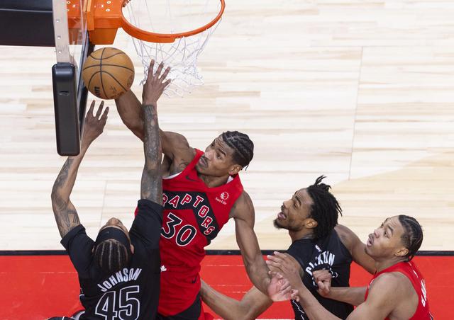 （体育）篮球——NBA常规赛：猛龙胜篮网-10.jpg